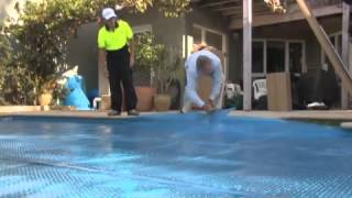 Pool Cover and Roller Installation Guide How to Install a Daisy Solar Blanket and Roller [upl. by Raybin]