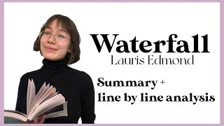 Waterfall by Lauris Edmond Summary and Analysis GCSE poetry 2022 [upl. by Pirri]