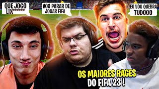 OS MAIORES RAGES DO FIFA 23 COMPILADOS FT ADOLFZZ CASIMIRO PAIVINHA E ENDRICK  Clips engracados [upl. by Silvester]