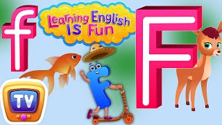 Letter “F” Song  Alphabet and Phonics song  Learning English is fun for Kids  ChuChu TV [upl. by Margette]