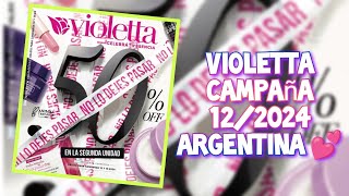 Violetta Campaña 122024 Argentina 💕💜💕 [upl. by Nnairahs]