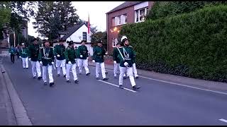 Schützenfest in Rosellen Der Dienstagsabendumzug mit Damen [upl. by Josephson]