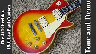 1981 Gibson Les Paul Custom  ACE Frehley Kiss Budokan Vibe Demo [upl. by Annayr]