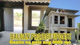 Two Storey House Design  Baluan Project  Ganito Na Pala Ang 800K Mo [upl. by Vidda]