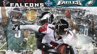 Eagles Defense Swarms Vick Falcons vs Eagles 2004 NFC Champ  NFL Vault Highlights [upl. by Wildermuth352]