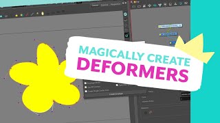 DEFORMERS  How to AUTOMATICALLY create deformers around a shape Harmony [upl. by Adnol]