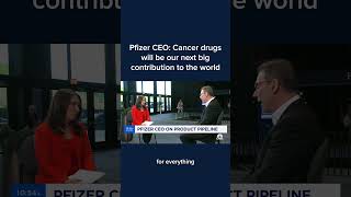 Pfizer CEO Cancer drugs will be our next big contribution to the world [upl. by Assirok]