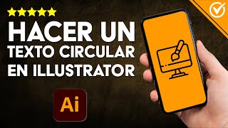 Cómo Crear Texto en Forma de Círculo en Illustrator Paso a paso para Novatos ⭕️ [upl. by Aiet]