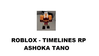 How to make Ahsoka Tano  Roblox Timelines RP [upl. by Clemen]