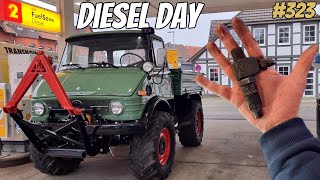 Diesel Day am Unimog und Rüdiger dem Deutz  Herzblatt an der Düse  Layla liegt brach vlog 323 [upl. by Estey775]