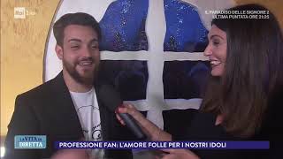 Il raduno del Fan Club di Valerio Scanu nel regno di Babbo Natale  La Vita in Diretta 07112017 [upl. by Landsman]