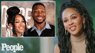 Meagan Good on Relationship With Jonathan Majors amp Why Latest Role Was quotTherapeuticquot  PEOPLE [upl. by Ecnerol]