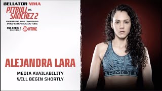 Alejandra Lara Embracing New Fan Support Going Into Return  Bellator 255 [upl. by Ocsecnarf]