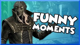 Skyrim Special Edition Funny Moments  Dragon Burial Fight Thalmor Party and Mistwatch Bandits [upl. by Ainavi]