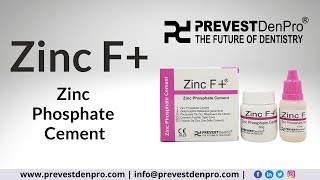 Zinc F  Zinc Phosphate Cement  Prevest DenPro  The Future of Dentistry [upl. by Odracir784]