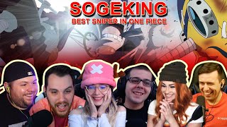 SOGEKING BEST SNIPER IN ONE PIECE  Reaction Mashup One Piece [upl. by Atiuqehs798]