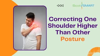 Correcting One Shoulder Higher Than Other Posture scoliosis scolismart [upl. by Llenor]