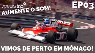 Como é ver os F1 das décadas de 60 a 80 AO VIVO EM MÔNACO Special Trip FlatOut EP 03 [upl. by Amaryl]