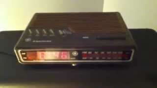 1993 GE Digital Clock Radio 74612B [upl. by Nosyla]