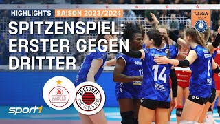 Dezimiertes Dresden fordert Meister Stuttgart 👀  Match Highlights  1 Volleyball Bundesliga Frauen [upl. by Katheryn705]