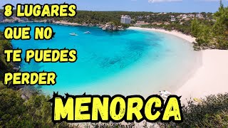 MENORCA 8 Lugares que no te puedes perder Menorca en moto [upl. by Antonina274]