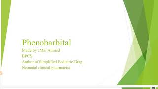 Anticonvulsant drugs in neonatesphenobarbital [upl. by Aizek]