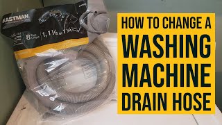 Front Load Washer Installing the Drain Hose [upl. by Lemaj]