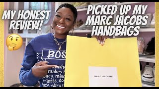 MARC JACOBS UNBOXING  MARC JACOBS TOTE  MARC JACOBS CROSSBODY  HONEST REVIEW marquitalvluxury [upl. by Namia]