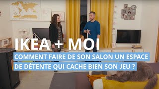 IKEAmoi  comment faire de son salon un espace de détente qui cache bien son jeu [upl. by Saxela]