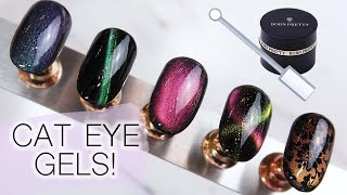 How To Use Cat Eye Gel Polish  Cat Eye Gel Tutorial  Magnetic Nail Art Tutorial [upl. by Kele]