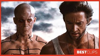 Wolverine amp Sabretooth vs Deadpool  Fight Scene  XMen Origins Wolverine 2009 Movie CLIP 4K [upl. by Gina392]