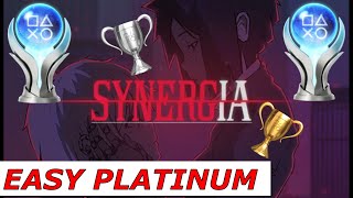 Synergia  PS4 amp PS Vita  Easy 100 Platinum Walkthrough🏆 Trophy amp Achievement Guide 🎮 [upl. by Naryk]