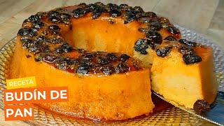 CÓMO HACER BUDÍN O PUDIN DE PAN CON SOLO 3 INGREDIENTES SÚPER FÁCIL CREMOSO Y MUY DELICIOSO😋 [upl. by Dari]