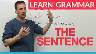 Learn English Grammar The Sentence [upl. by Retniw]