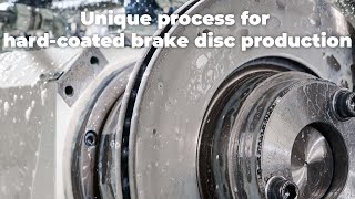 Hardcoated brake discs become a hot topic  JUNKER  Grinding machines [upl. by Garlinda]