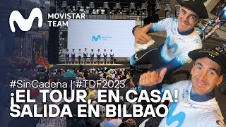 SinCadena ¡El Tour de Francia ya está en casa Presentación en Bilbao  Movistar Team  2023 [upl. by Sontich155]