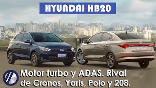 Nuevo Hyundai HB20  Motor equipamiento y posicionamiento del auto que llegará al segmento B [upl. by Eenad834]