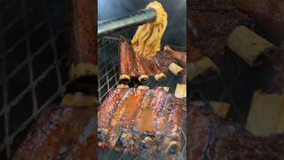 Beef back ribs and chicken smokinggrilling on the Chud Box [upl. by Assilana]