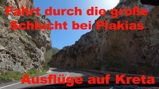 Fahrt durch die große Schlucht bei Plakias  KretaCrete 2024 [upl. by Eeruhs310]