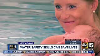 Swim schools offering water safety classes for children to prevent tragedy from striking [upl. by Aisemaj]