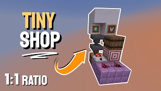 SMALLEST Automated Redstone Shop  11 Ratio  Minecraft 116121 [upl. by Yenattirb38]