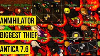 Tibia Retro  BIGGEST ANNIHI THIEF  Ti 76 ANTICA 2006 [upl. by Alekim617]