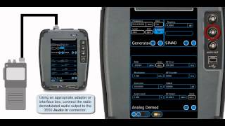 Training Aeroflex 3550 Radio Test Set  FM Receiver Testing [upl. by Alleuol]