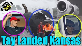 OMG Taylor Swift lands private jet in Kansas to reunite with Travis Kelce [upl. by Novek]