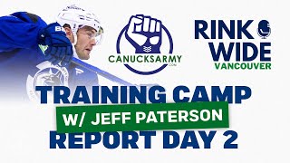 JPats Canucks Training Camp Report  Day 2 [upl. by Ahsiekan265]