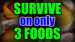 Stockpile ONLY 3 FOODS to SURVIVE – Why this is ALL you NEED [upl. by Erikson]