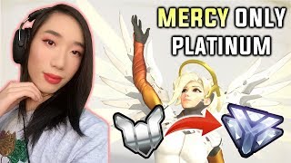 I got out of Platinum Elo Hell with Mercy only  Unranked to Grandmaster with Mercy Only Journey [upl. by Enovahs]