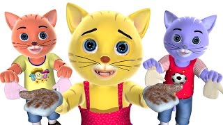 Three Little Kittens Nursery Rhyme  Baby Songs  3D English Nursery Rhymes for Children [upl. by Lennod]