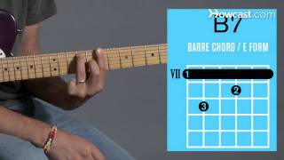 How to Play a B7 Barre Chord  Guitar Lessons [upl. by Ennaeiluj825]