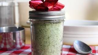 Herb Salt Holiday Gift Idea  How to Make Gourmet Herb Salt [upl. by Kerby782]